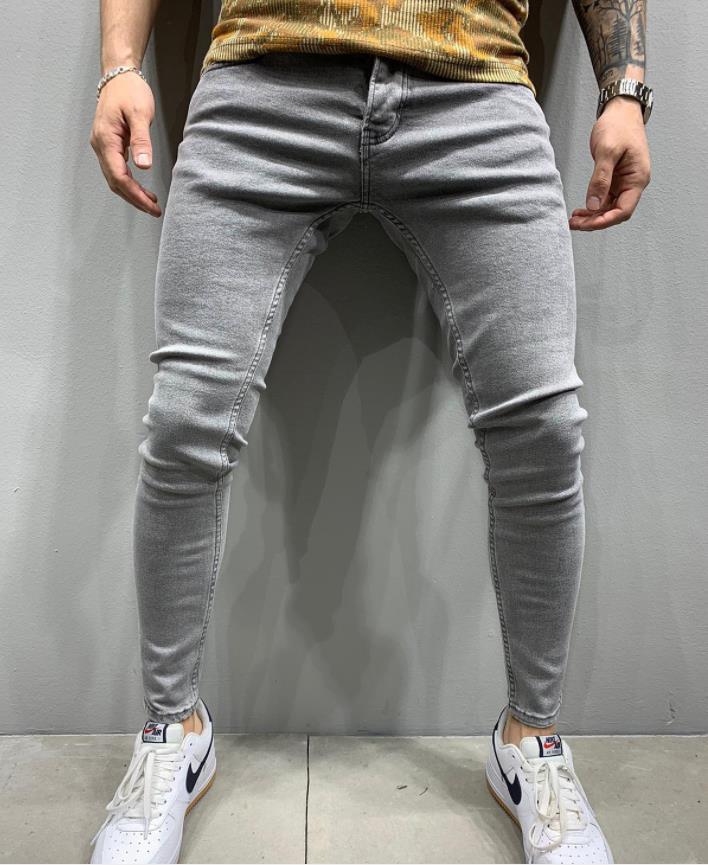 European and American Men's Stretch Skinny Jeans - Stylish Youth Tights