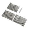 50pcs Extra Long Security Bit Set Square Flat Hex Spline Clutch Torq Multi Sizes Screwdriver Bits