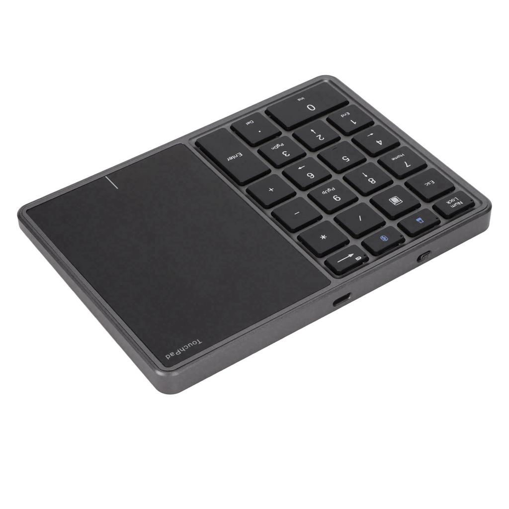 Wireless Numeric Keypad 2.4G 22 Keys Lightweight Portable Type C ABS Number Pad for Study Work