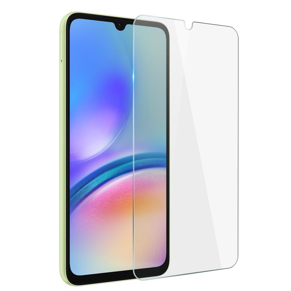 

NORTHJO For Samsung Galaxy A05s 4G Case TPU Clear Phone Cover with Tempered Glass Film Transparent