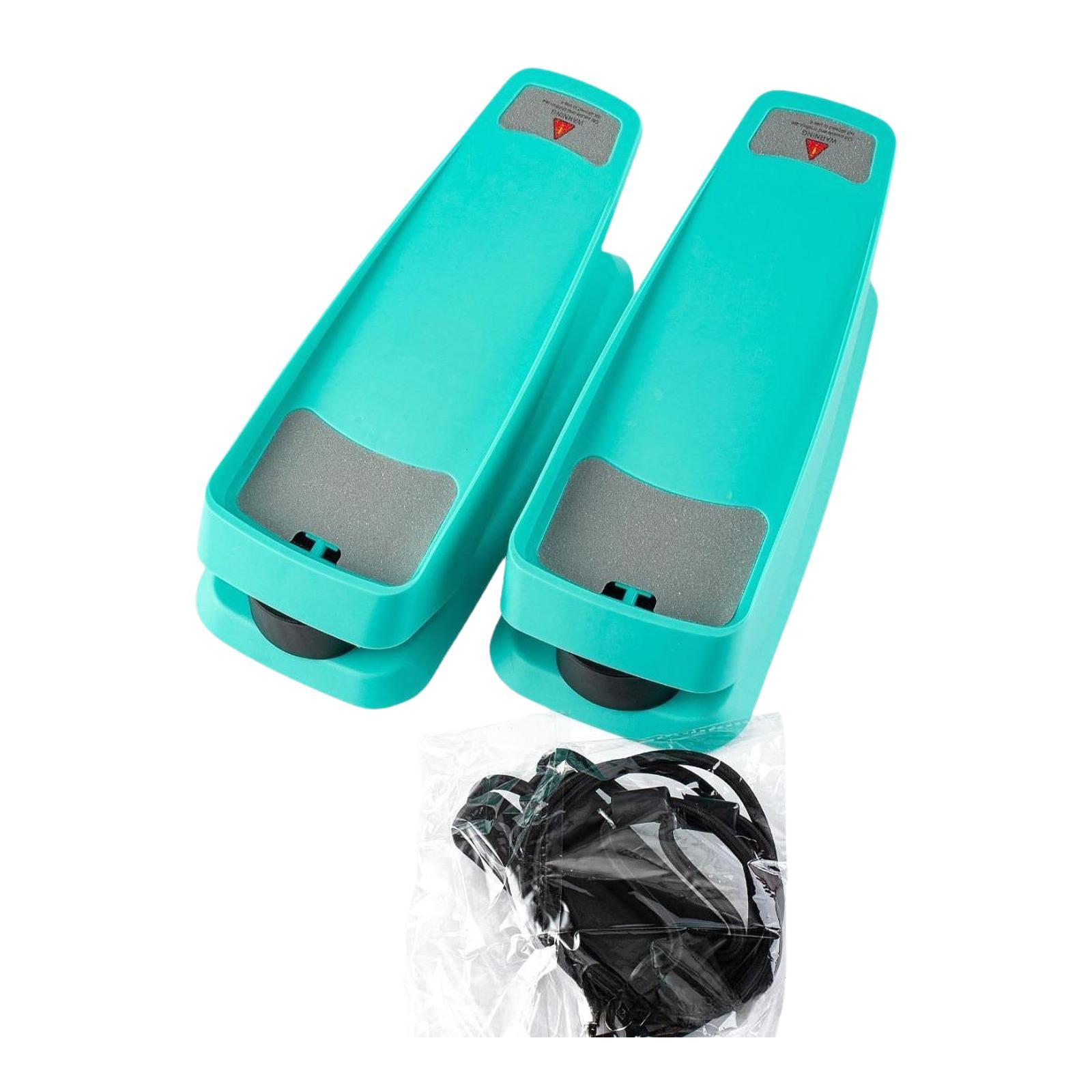 

Портативный степпер под стол с эспандерами для тренировок всего тела синий