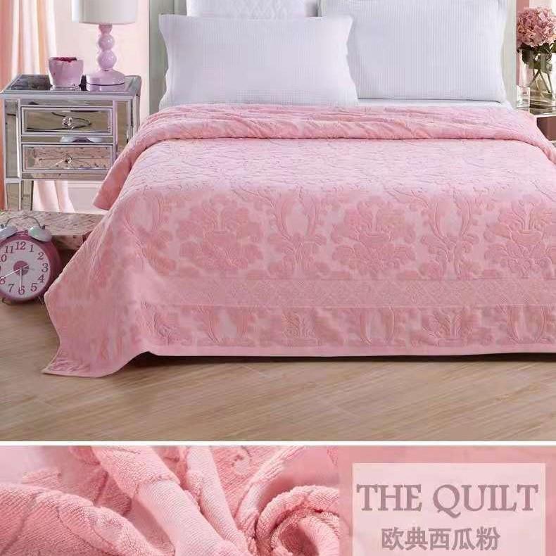 

Student dormitory towel quilt spring and summer men and women thickened jacquard towel blanket nap air conditioner cover 150*200