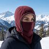 Cold-proof Warm Hood Hat Solid Color Ski Windproof Cap Simple Balaclava Cycling Cap  Cold Weather