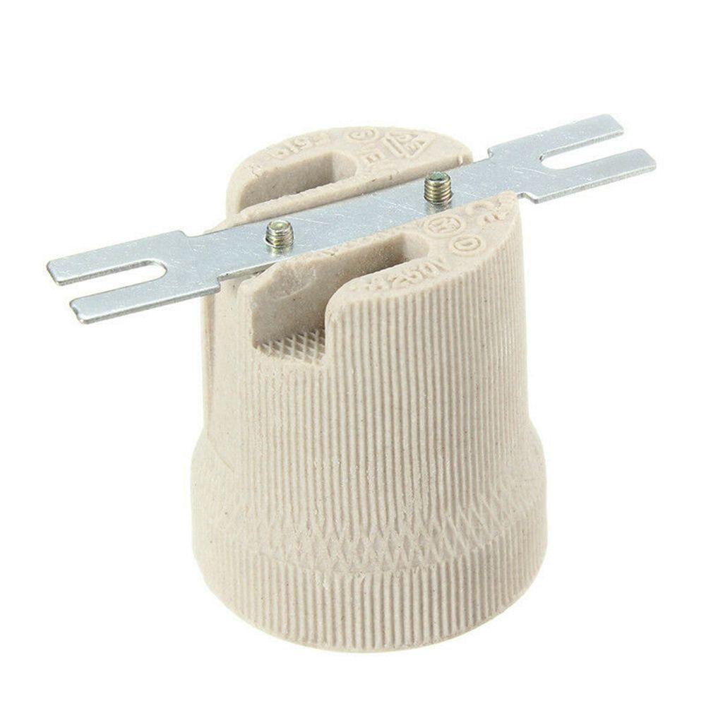 

Bracket Large Screw Cap Ceiling Flat Pedestal Lamp Accessories Ceramic Lamp Holder Lamp Socket D