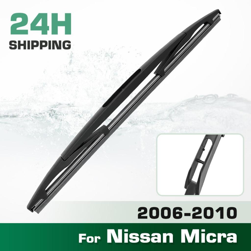 Rear Windshield Wipers Blades,Premium All-Season Wiper Blades Replacement For Nissan Micra 2006-2010 & 2000-2002