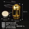Outdoor Golden Camping Light with Base Aluminum Alloy Night Fishing Tea Wax Light Fishing Hanging Small Horse Light Camping