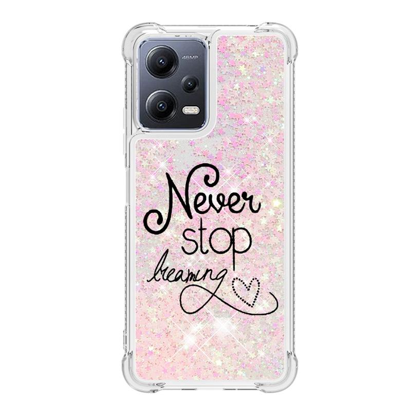 Redmi Note 12 Pro Case For Funda Xiaomi Redmi Note 12 Pro Cover Quicksand Dynamic Liquid Case On Redmi Note12 12Pro Phone Cases