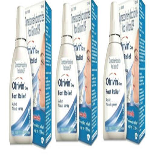 

Противозастойный спрей для носа Otrivin для взрослых 10 мл (Пакет 3)- Опыт. февраль 2024 г.