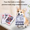 Knisterndes Hundespielzeug Knisternde Zeitung Hundekauspielzeug Realistisches Spielkarten Welpen Zahnungsspielzeug für Hunde Beißen Kauen Angstlinderung