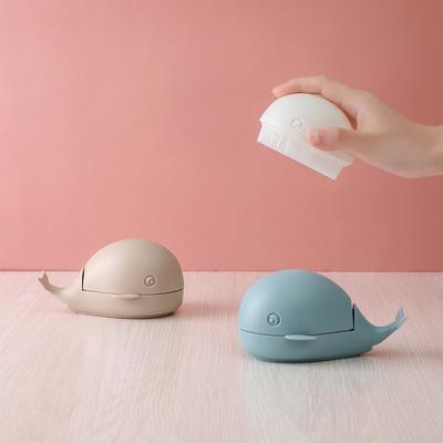 Cute Whale Laundry Brush Non-Shedding, Gentle On Clothes, Durable Cleaning Brush for Home Use