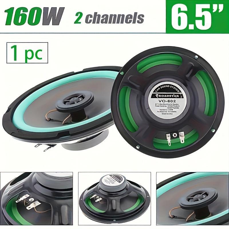 1pc 6.5 Inch 2-Way Car Coaxial Speaker, Car Door Audio Music Stereo Tweeter Mid Bass Woofer Full Range Frequency Speaker