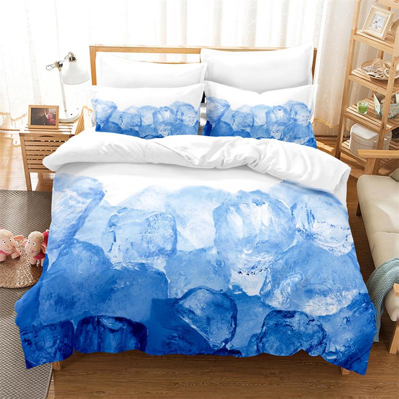 Ice Cake Bedding Set Beach Starfish Duvet Cover Boys Girls Duvet Cover Bedroom Gorgeous Bedding King/Queen Duvet Cover Set