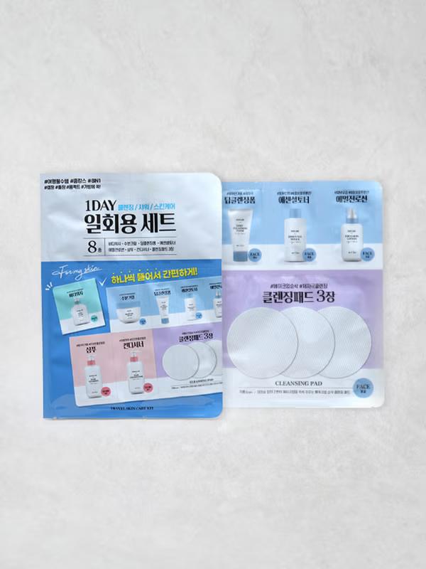 Your Journey Starts Here: Daiso Disposable 8-Step Travel Kit!