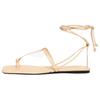 Comfortable Minimalist One Strap Sandals Women Sandals Beige 14601410102
