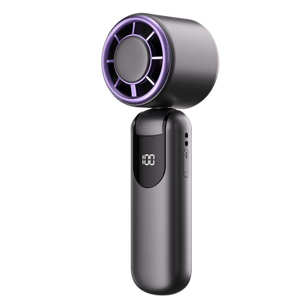 Portable Handheld Cooling Fan 3000mAh Rechargeable Semiconductor Personal Fan with High-Speed Brushless Motor for Travel & Daily