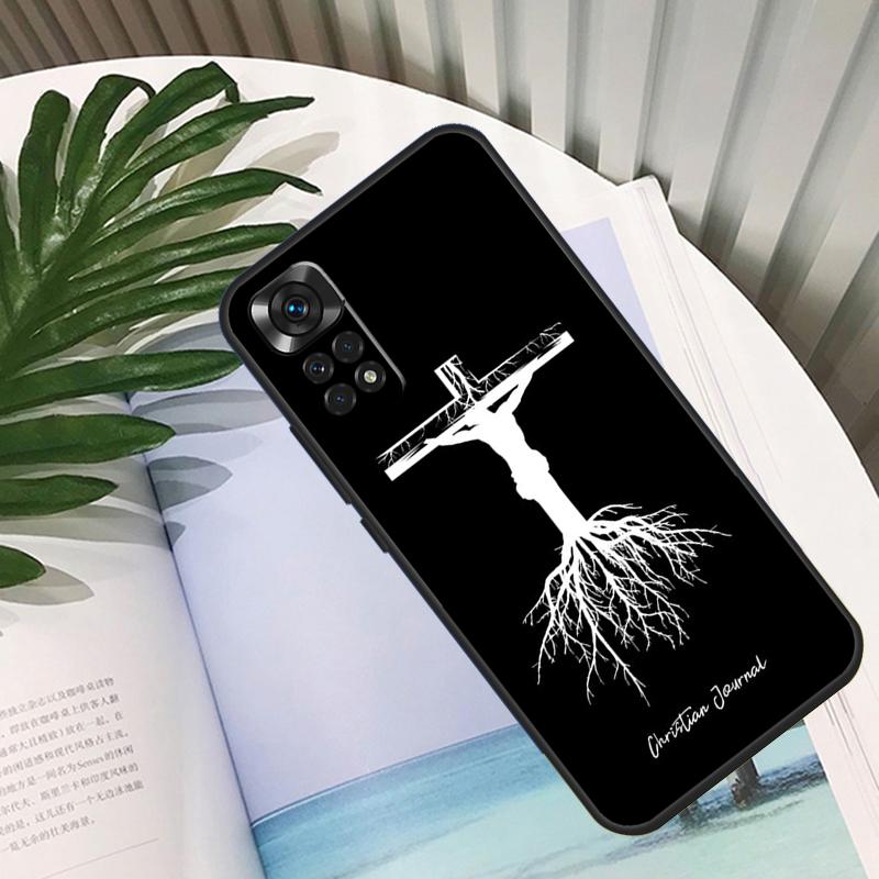 Jesus Christ Cross Funda For Xiaomi Redmi Note 14 13 10 11 12 Pro 11S 12S Case For Redmi 15 13C 12C 10C 14C 15C