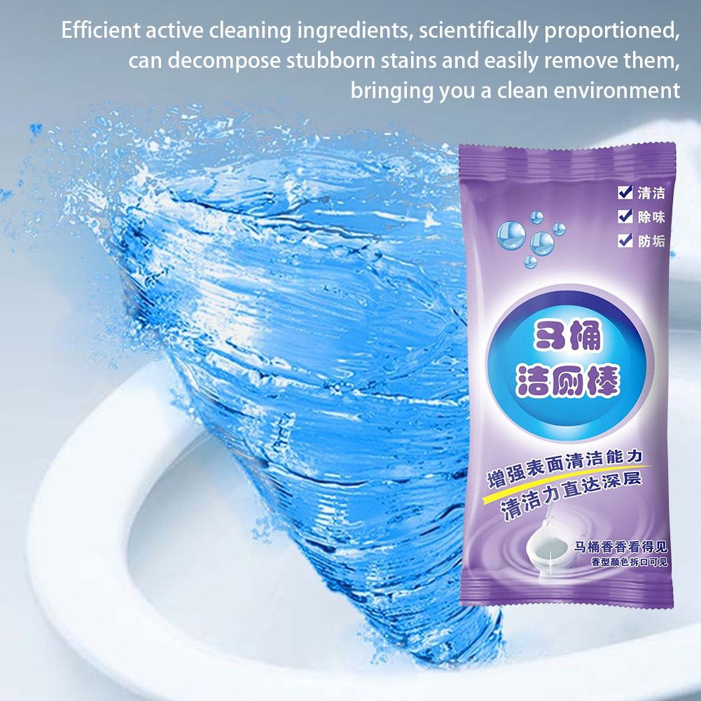 Concentrated Descaling Toilet Cleaning Stick Effective Long-Lasting Bubble Toilet DeodorizerHome Cleaning Supplies Accessories
