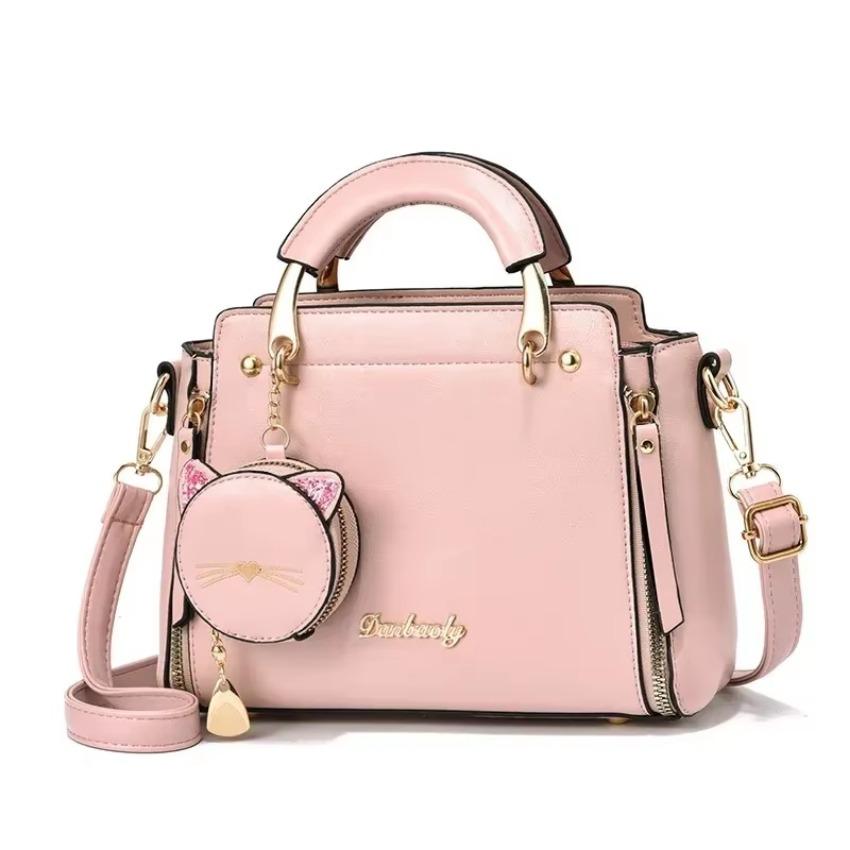 1 Pcs New Shoulder Bag Fashi Simple Women's Handbag Cute Versatile Women's Crossbody Bag Solid Color