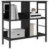 Bücherregal Schwarzeiche-Effekt 82 x 32 x 79 cm Spanplatte
