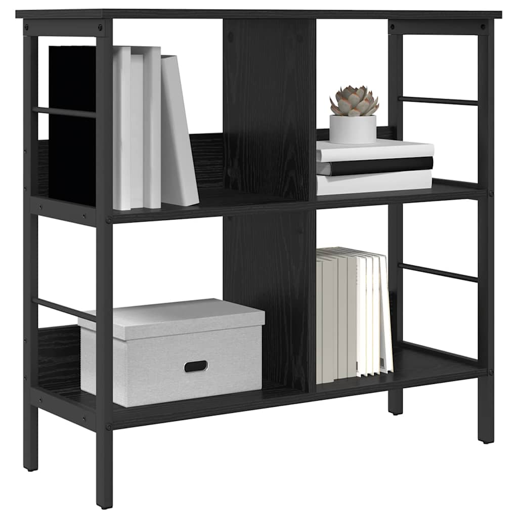 Bücherregal Schwarzeiche-Effekt 82 x 32 x 79 cm Spanplatte