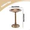 Outdoor Garden Bird Bath Antique Birdbaths Solar Powered for Courtyard Lawn