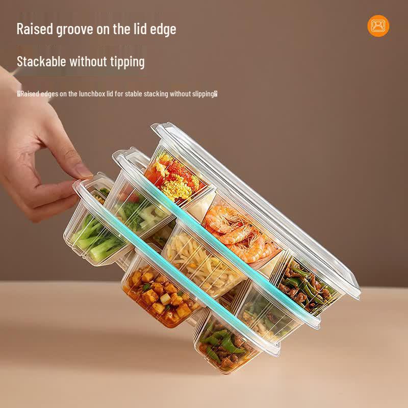Mengdong Disposable 5-Compartment Lunch Boxes