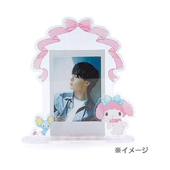 Sanrio Tuxedo Sam Cheki Stand (Enjoy Idol) 950343 Acrylic Resin Cheki/Trading Card Stand