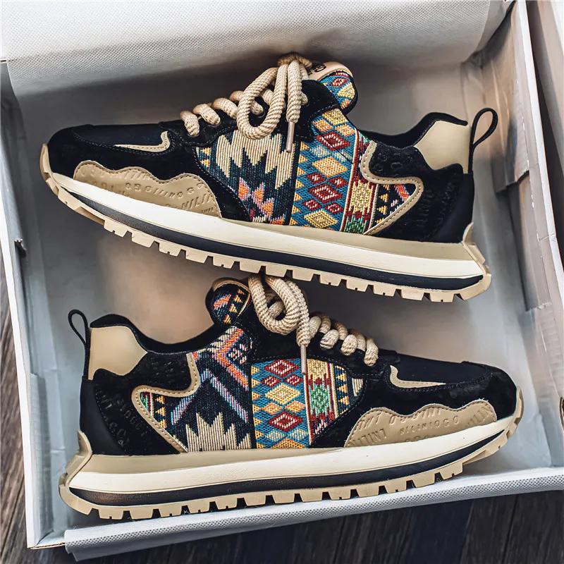 Casual Sneaker Loafers Men's Sneakers Fabric Sports and Leisure Soft and Comfortable Ventilate Non-Slip Shoes for Men Fashion