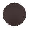 Anti-Slip Table Placemats Round Shape Faux Leather Placemats Embossed Placemats  Dining Table
