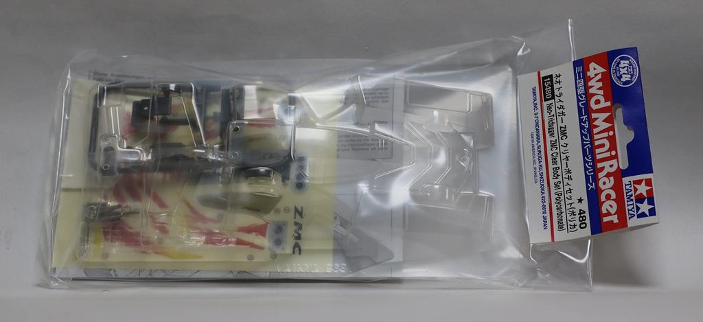 Mini 4WD Grade Up Parts Series ZMC Clear Body Set 15480 Neo-Tridagger (Polycarbonate) [Item]