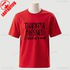 Thanksgiving Blessed And Kind Of A Mess Graphic T Shirts Turkey Day Unisex Unisex High Quality Cotton TShirt Casual Streetwear