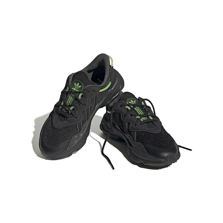 Adidas Ozweego Black Solar Green GS HQ1637