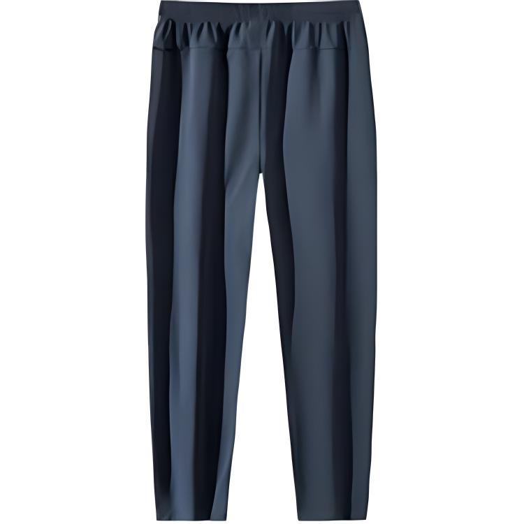 Anta Training Series Casual Simple Solid Color Straight Leg Elastic Knitted Sports Pants Men bottoms Gray 152447314S-4