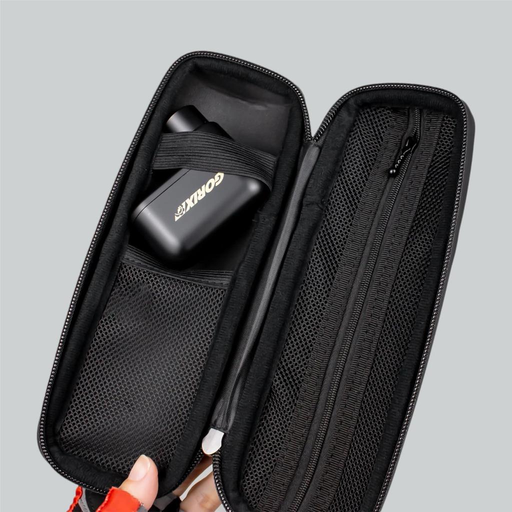 GORIX Electric Bicycle Compact and for Road Bikes with Presta and Schrader Includes Ball Mini Pump Portable Pump for Cross and Puncture Repair Pump,