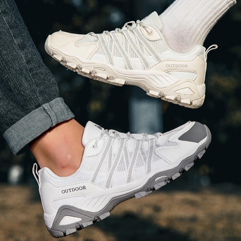Spring and Summer Men's and Women's Outdoor Shoes Mesh Breathable Non-slip Couple Hiking Shoes Low-top Hiking Shoes