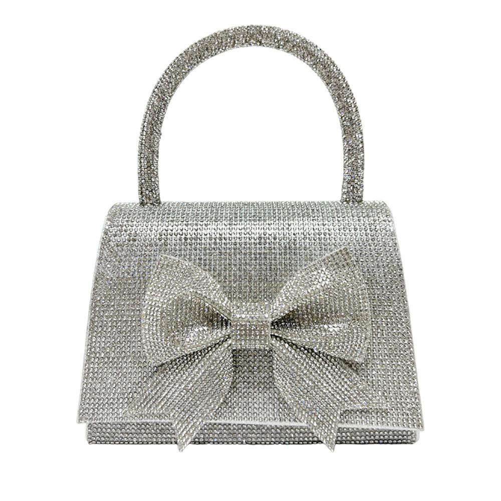 Bows Handbag, Evening Bag, Party Bag, Formal Dress Bag, Luxurious Handbag with A Slouchy Strap