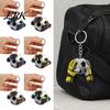 Porte-clés Pendentif Gants de Gardien de But de Football Design Ballon Porte-clés Accessoire pour Amoureux Porte-Accessoires Sportif Réaliste pour Fans Sac à Dos