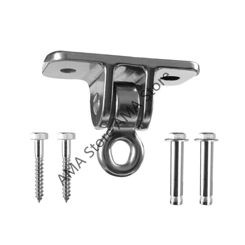 Stainless Steel Suspension Bracket Hammock Mount Ceiling Hook Anchor Hanger For Gym Training Aerial Yoga Swing Hanging Kit