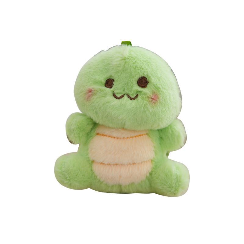 Turtle Delightful Plush Bag Charm Keychain Stuffed Animal In Green Vibrant