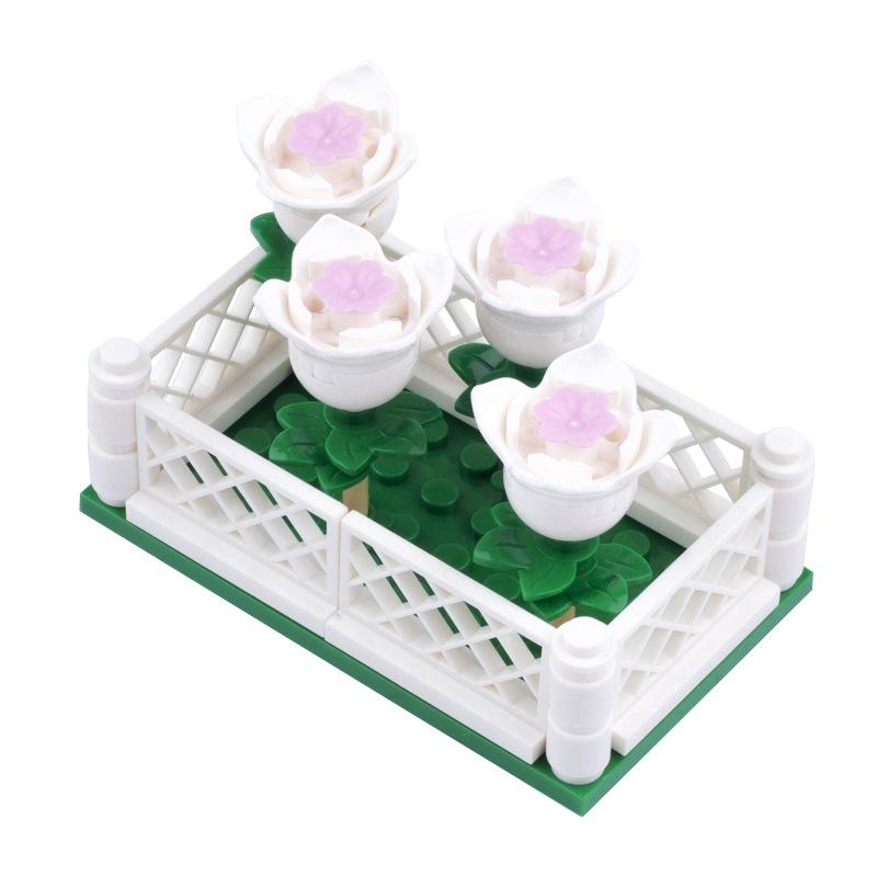 

Совместимая Клумба Тюльпан Подсолнух Весенний Цветок Кактус Мелкий Конструктор Сборная Игрушка тюльпан