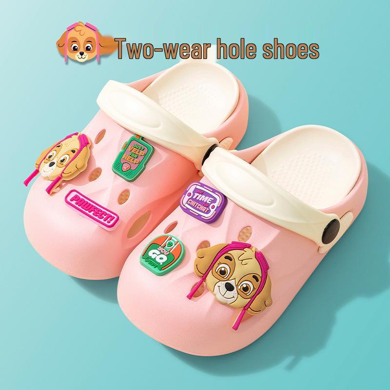 Paw Patrol Kinder rutschfeste Cartoon-Clogs - Sommer-Strandsandalen für Jungen & Mädchen