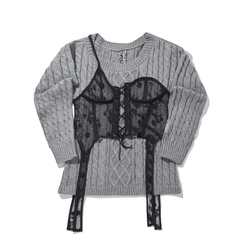 

Пуловер трикотажный свитер серии коллаборации Li Ning ADSB женский свитер AMBV426-1 S