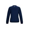Under Armour Sports Leisure Knit Crewneck Training Sweatshirt Women Sweatshirt Academy-Blue 21600302-408