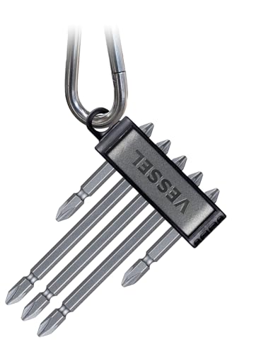 Vessel A145P-PGR Double Ended Bit Premium 5-Piece Set +2 x 65 2 / +2 x 110 3 (Gray)