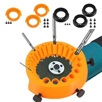 Drill Bit Sharpener Plastic Multipurpose Giant Blade Angle Grinder Power Drill Bit Grinding Attachment for 2 To 13 Mm Drill Bits