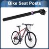 INFINAUTO Bicycle Seatpost Bicycle Saddle Post Seat Tube Aluminum Alloy Black Shock Absorption 31.6x350mm