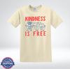 Vänlighet är gratis Positivt Meddelande Söt Doodle Grafisk T-shirt