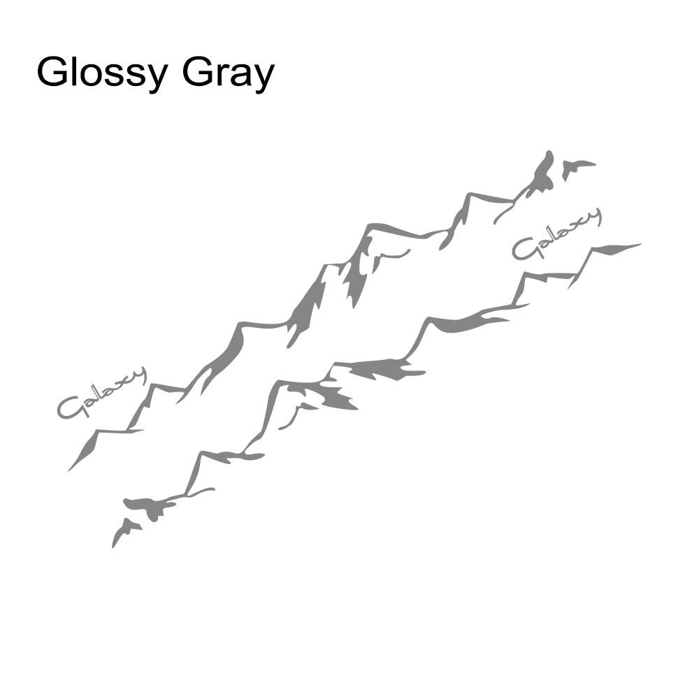 2PCS Car Stickers For Ford Galaxy MK1 MK2 Mk3 MK4 2 3 Tuning Accessories Auto Side Door Mountain Graphics Vinyl Film