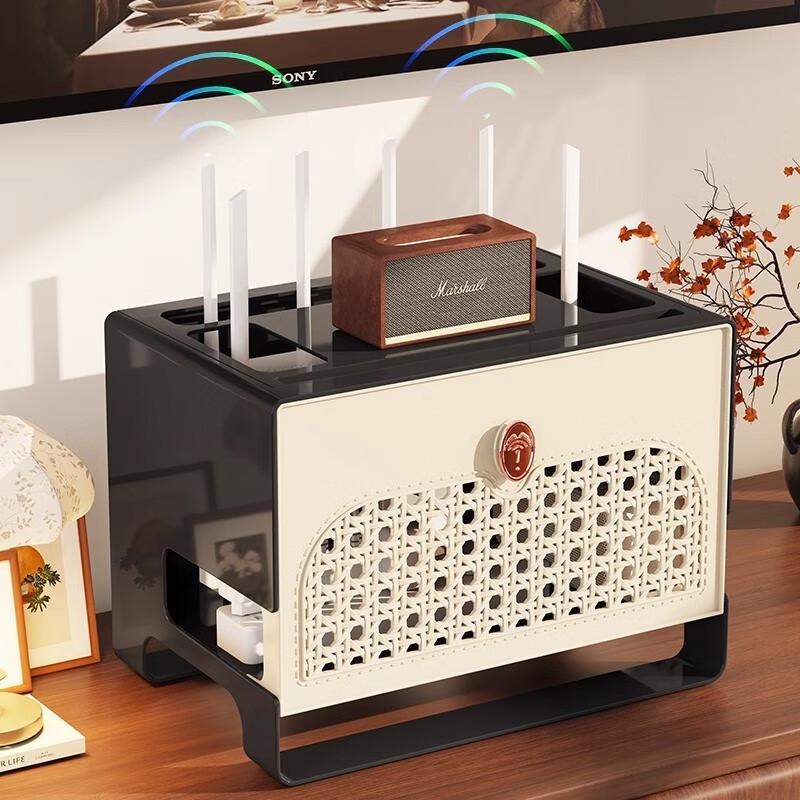 miflame Large Capacity Cable & Router Organizer Box