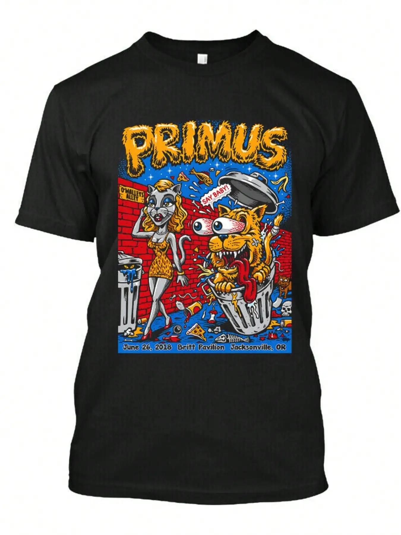 

Primus 2018 Concert Tour HighEnd Cotton Short Sleeved T Shirts Creating A Unique Casual Style For Urban Men Comfortable Wear 4XL